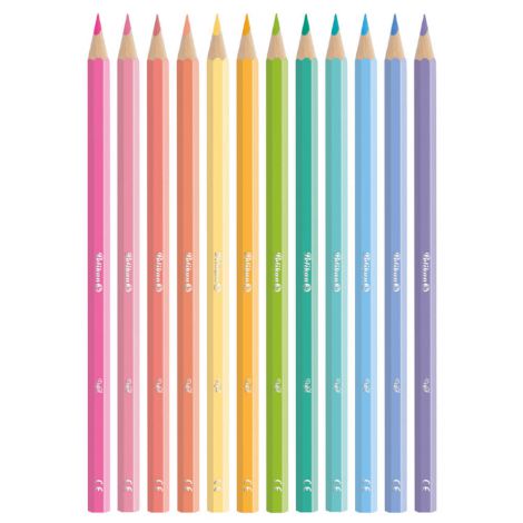 Kredki ołówkowe Pelikan Pastell, 12kol - 2